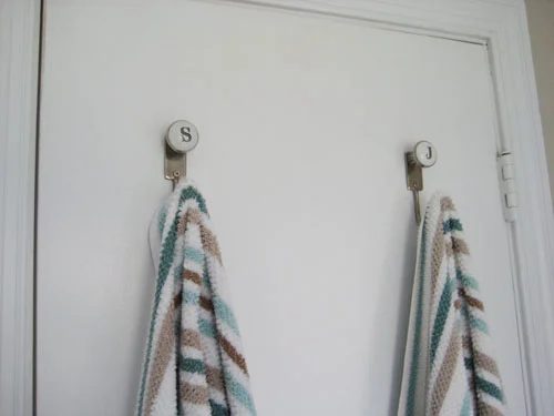 Adding Some Bathroom Organization Alongside Initials