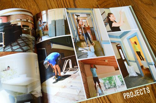 Sample Page of 2013 Family Yearbook Photobook with MyPublisher