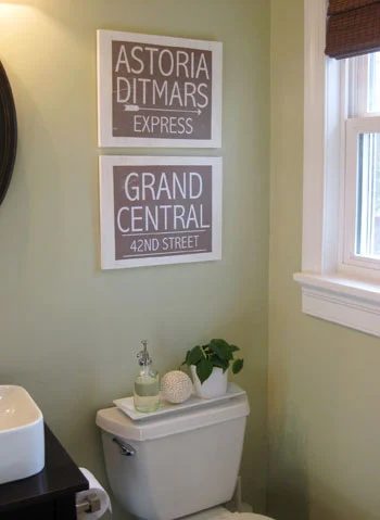 Make Vintage Looking Wall Signs With Wood & Paper, step by step