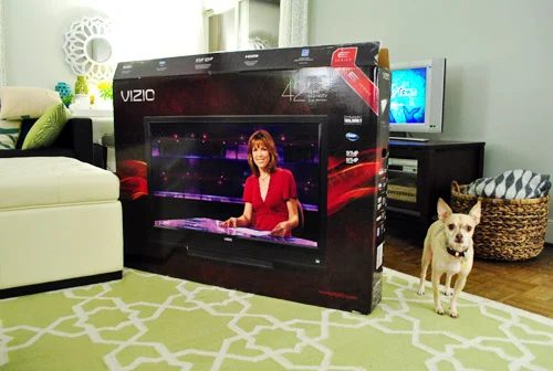 Buying A Bigger TV: a house log