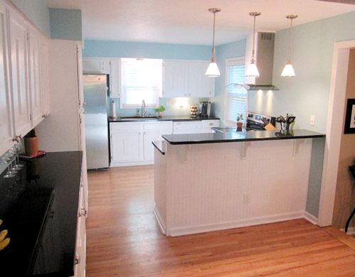 A Blue And White Hands-on Kitchen Renovation