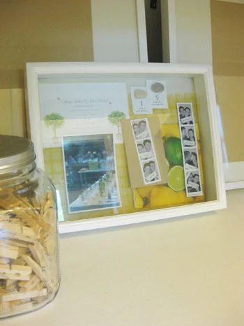 Make A Wedding Keepsake Shadow Box, step by step