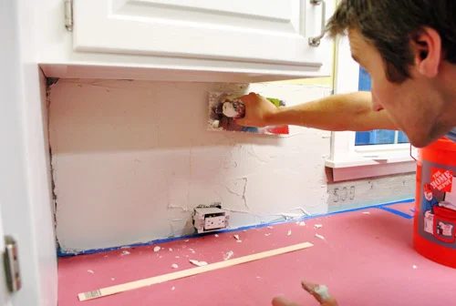 Pointers For Adding A Penny Tile Backsplash