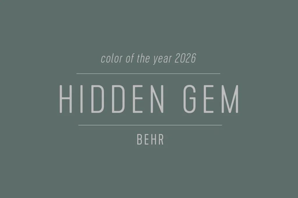 Behr Paint of the Year 2026 Hidden Gem Swatch