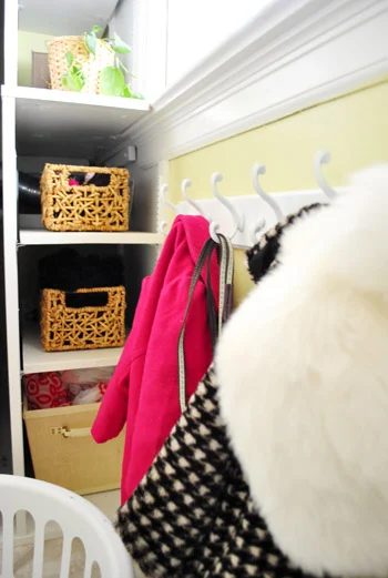 Laundry Room & Mudroom Organization: a house log