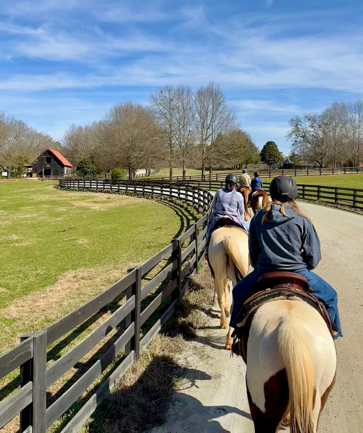 Family Horseback Riding In Serenbe Georgia