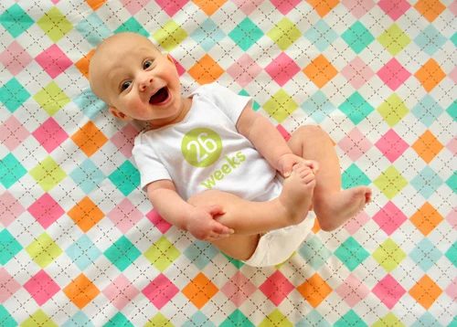 A record of Weekly Baby Photo Project: Halfway Point!
