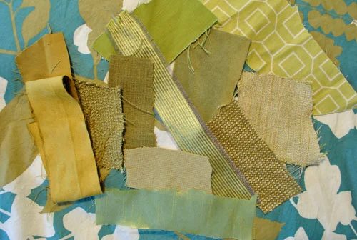 Using Fabric Swatches To Choose Bedroom Curtains: a house log