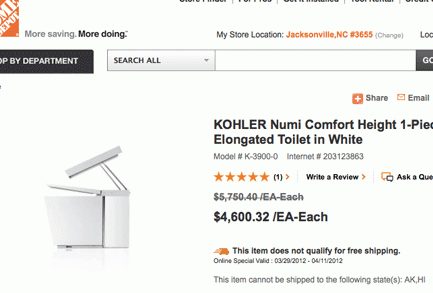 The Most Pricey Toilet
