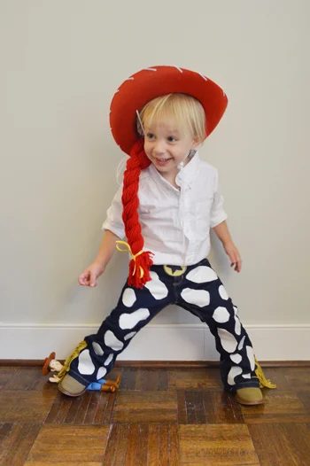Homemade Jesse & Slinky Dog Costumes From Toy Story: a house log