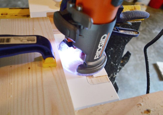 Routing Out Hinge Location On Hands-on Door Jamb