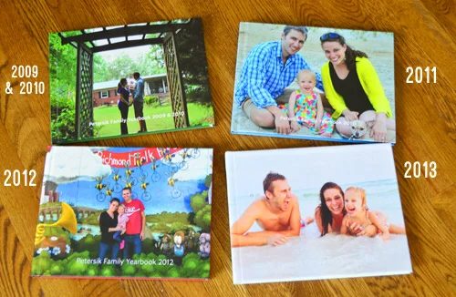 Make An Annual Family Photo Book, step by step