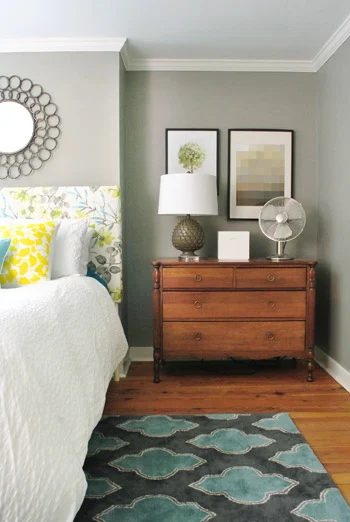 Painting The Bedroom Rockport Gray: a house log