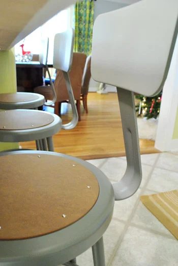 Buying Metal Stools From An Industrial School Supply Shop: a house log