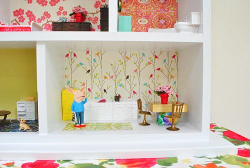 Dining Room Kitchen Area Of Hands-on Kids Dollhouse Build