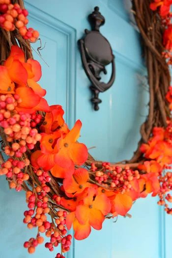 Make A Fall Wreath, step by step