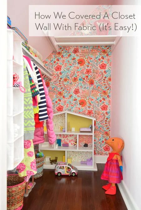 Cover A Wall With Fabric, step by step