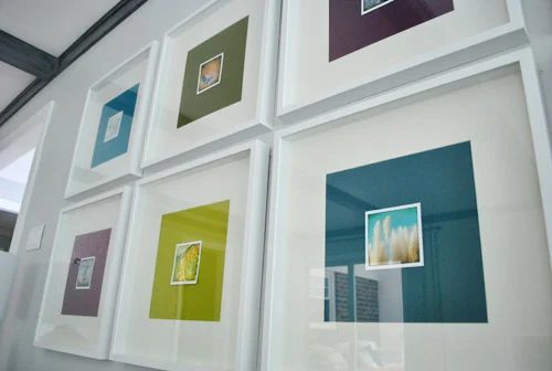 Turning Note Cards Into Wall Art: a house log