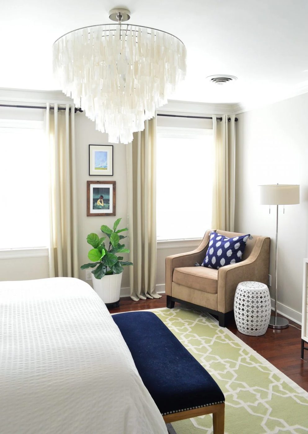 Updating The Bedroom Alongside A Chandelier & A New Bed