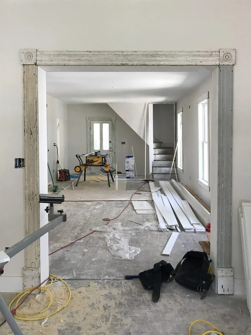 Beach House Update: Tile, Trim, & Doors!: a house log