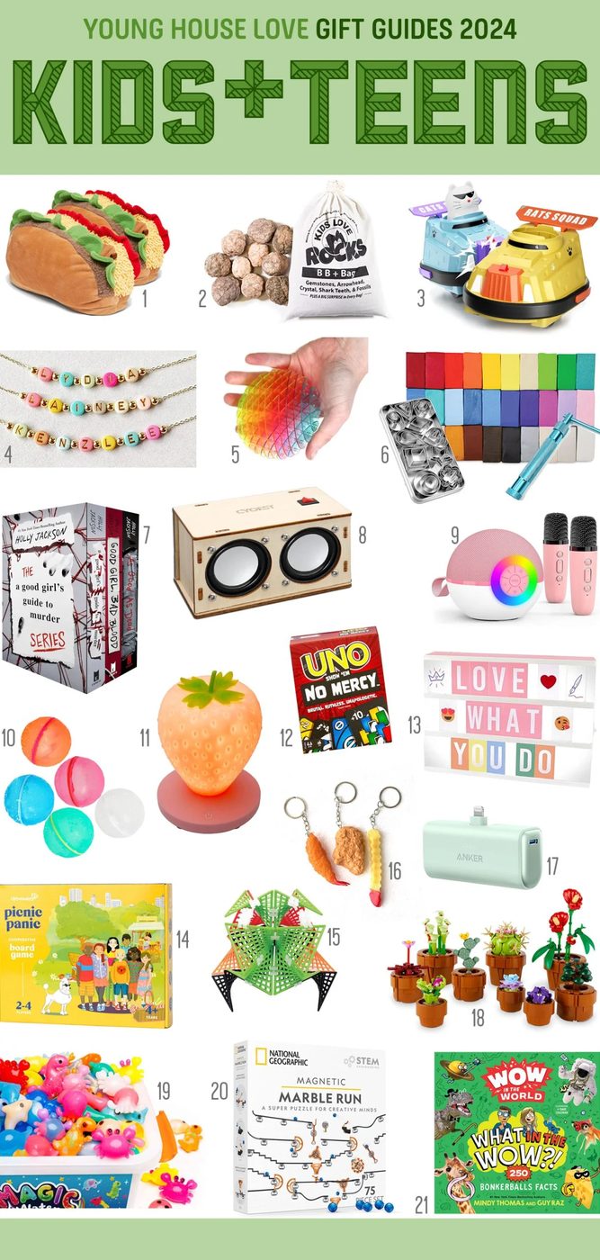 Holiday Gift Ideas For Kids and Teens Mood Board 2024