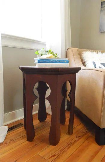Thrifting A Vintage Moroccan Side Table: a house log