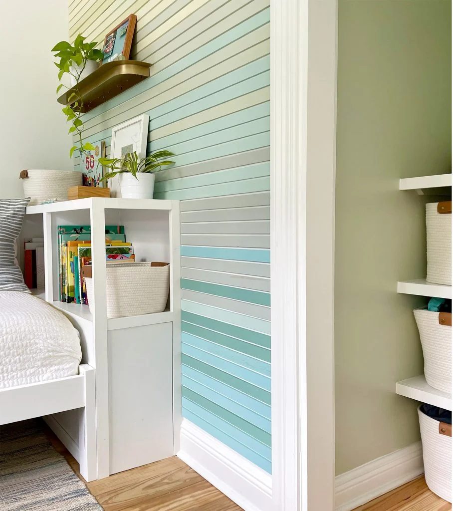 Built In Bedroom Bookshelf With Custom Hands-on Closet Shelves