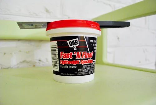 Remove Wall Shelves And Patch & Spackle The Holes, step by step