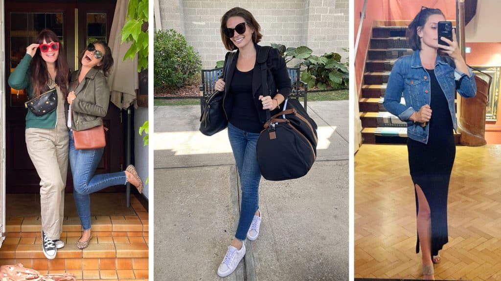 Three photos of Sherry In Distinct Outfits In Paris