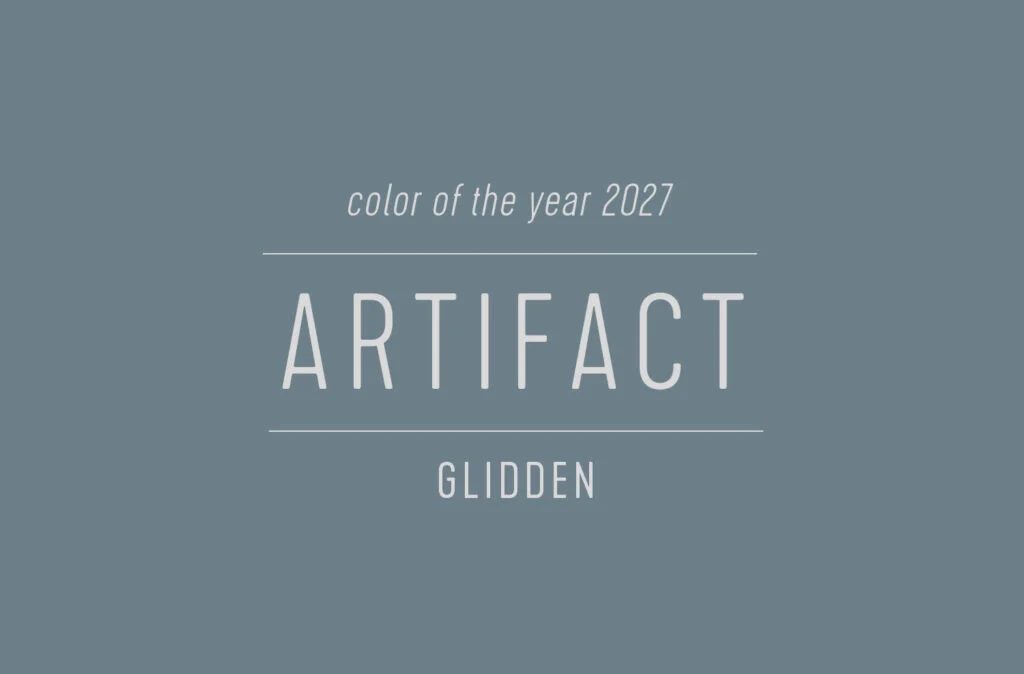 Swatch of Glidden Paint of the Year 2027 Artifact