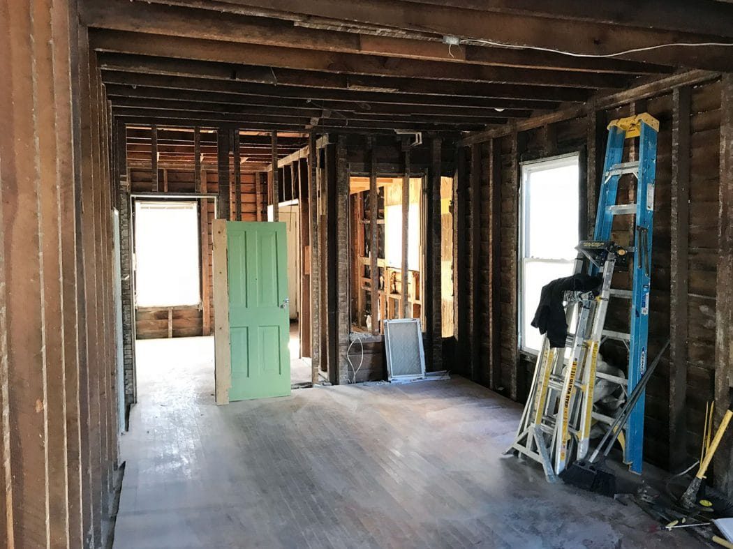 A Duplex Demo Tour (Before & After Pics + A Video!): a house log