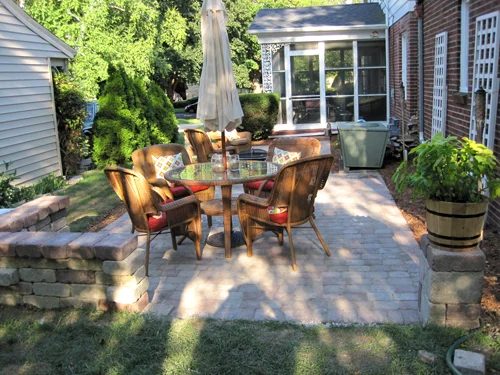 DIYing A Paver Patio In The Backyard: a house log
