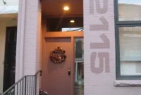 Large Painted House Number on Brick Home: Design Ideas & Tips