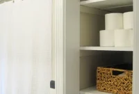 Open-Concept Linen Closet: Removing the Door for a Brighter Hallway