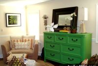 How to Paint an Old Wood Dresser Bright Green for a Stunning Makeover