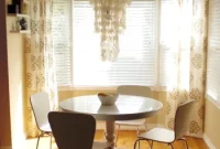 Kitchen Nook Makeover with a Capiz Chandelier Reveal