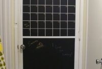 Turn a Door into a Chalkboard Message Center for Your Home