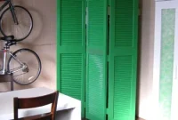 Convert Bifold Doors into a Screen to Conceal Your Water Heater