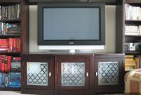 How to Frost Glass Doors on a Media Cabinet