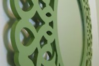 How to Paint a Round Mirror for Above a Baby Crib