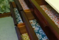 How to Line Drawers with Paper and Mod Podge for a Stylish Finish