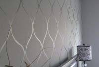 How to Create a Silver Wall Stencil That Mimics Wallpaper