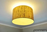 DIY Ceiling Light with Lamp Shade Diffuser: Step-by-Step Guide