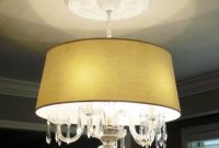 Update a Chandelier to a Modern Look by Adding a Shade