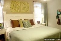 Create a Stylish Headboard from Cabinet Doors
