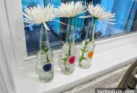 Upcycle Izze Soda Bottles into Stylish Glass Vases