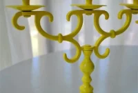 How to Spray Paint a Brass Candlestick for a Smooth Finish