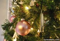 Green, Pink & Silver Christmas Tree Decorating Ideas
