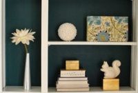 How to Paint the Backs of Built-In Bookcases for Impact