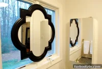 How to Hang a Bathroom Mirror in Front of a Window